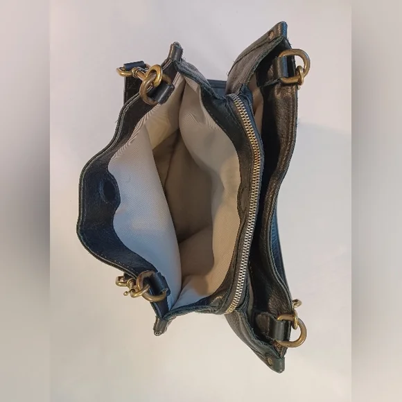 American Leather Company Black Satchel Purse - Picture 12 of 15